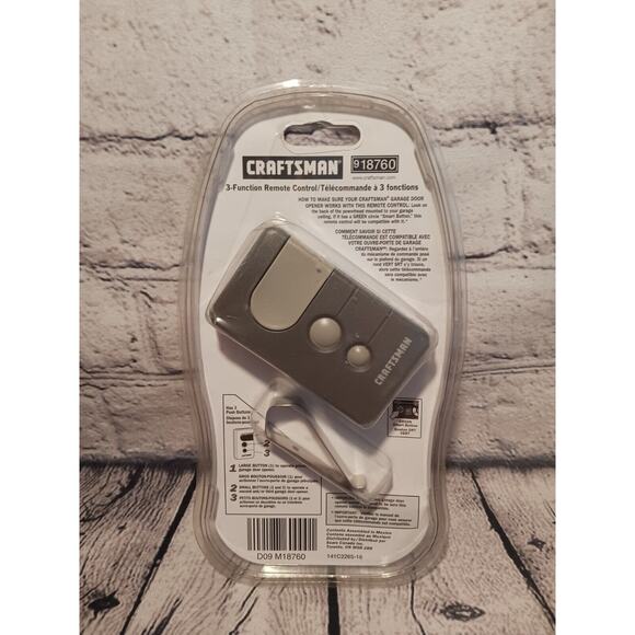 Craftsman 3 function remote control 918760 Factory Sealed - Picture 2 of 3